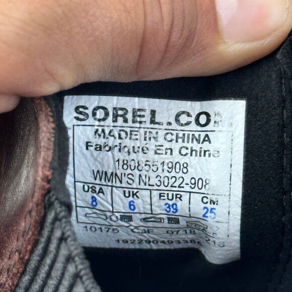 SOREL Joan of Arctic Women Wedge II Chelsea Waterproof Boots 8 - Picture 7 of 7